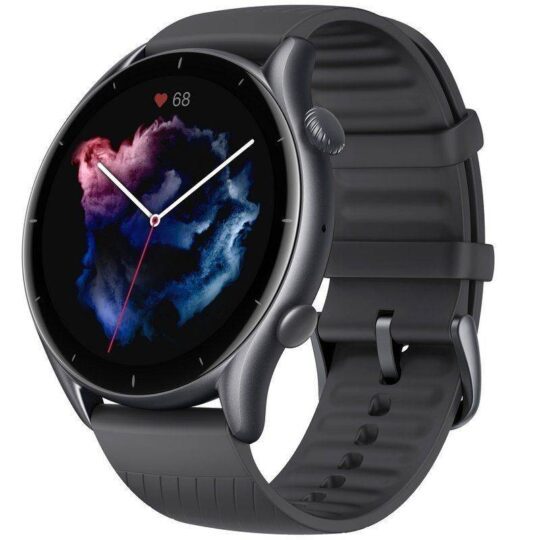 Smartwatch huami amazfit gtr 3/ notificaciones/ frecuencia cardíaca/ gps/ negro